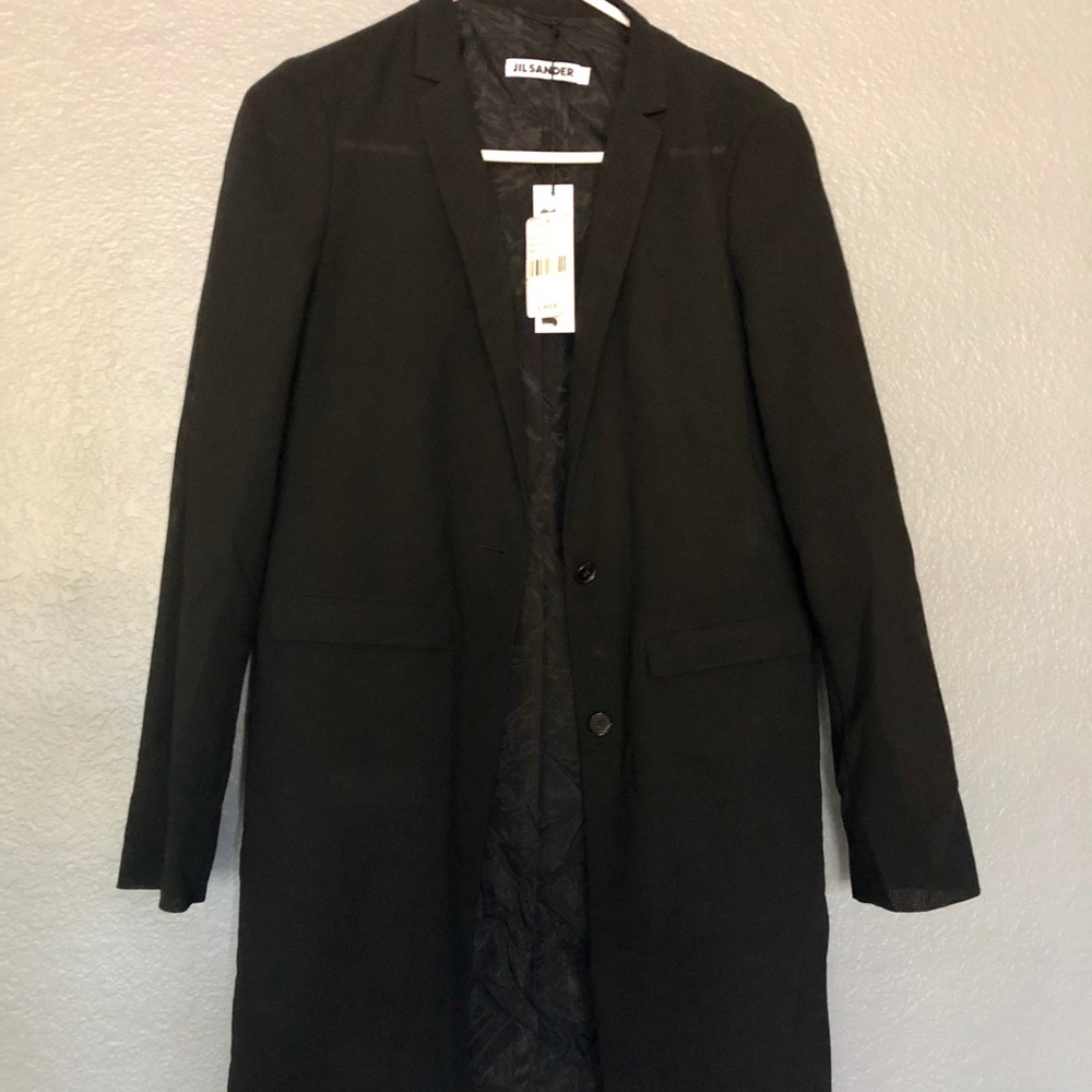 Jill Sander Black long Jacket